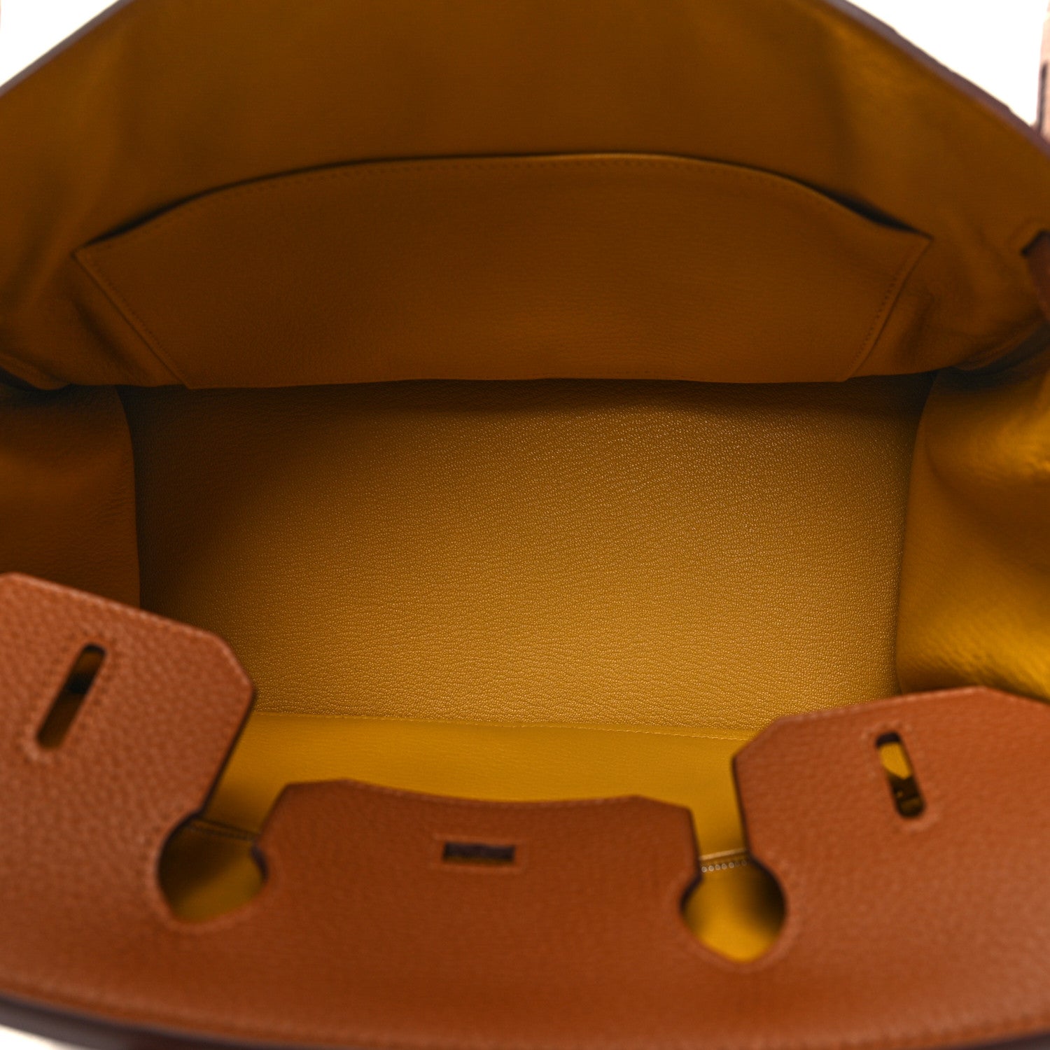 Hermes Togo Swift Officier Birkin 30 Gold Ambre 5 of 12