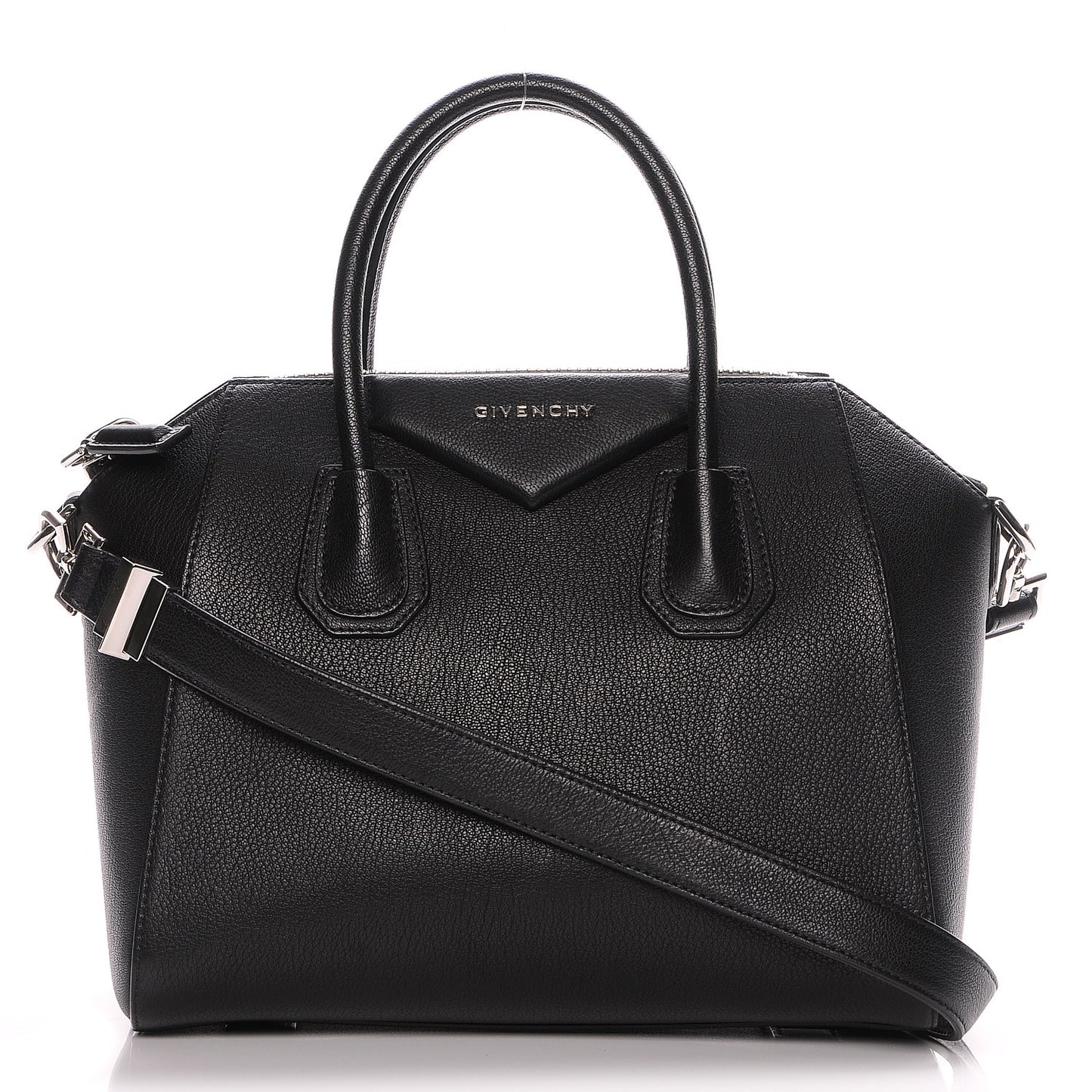 Sugar Goatskin Small Antigona Black
