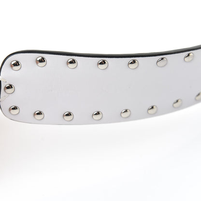 Valentino Garavani Lambskin Free Rockstud Spike Shoulder Strap Optic White 6 of 6
