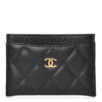 Chanel Caviar Quilted Card Holder Black 1 of 9