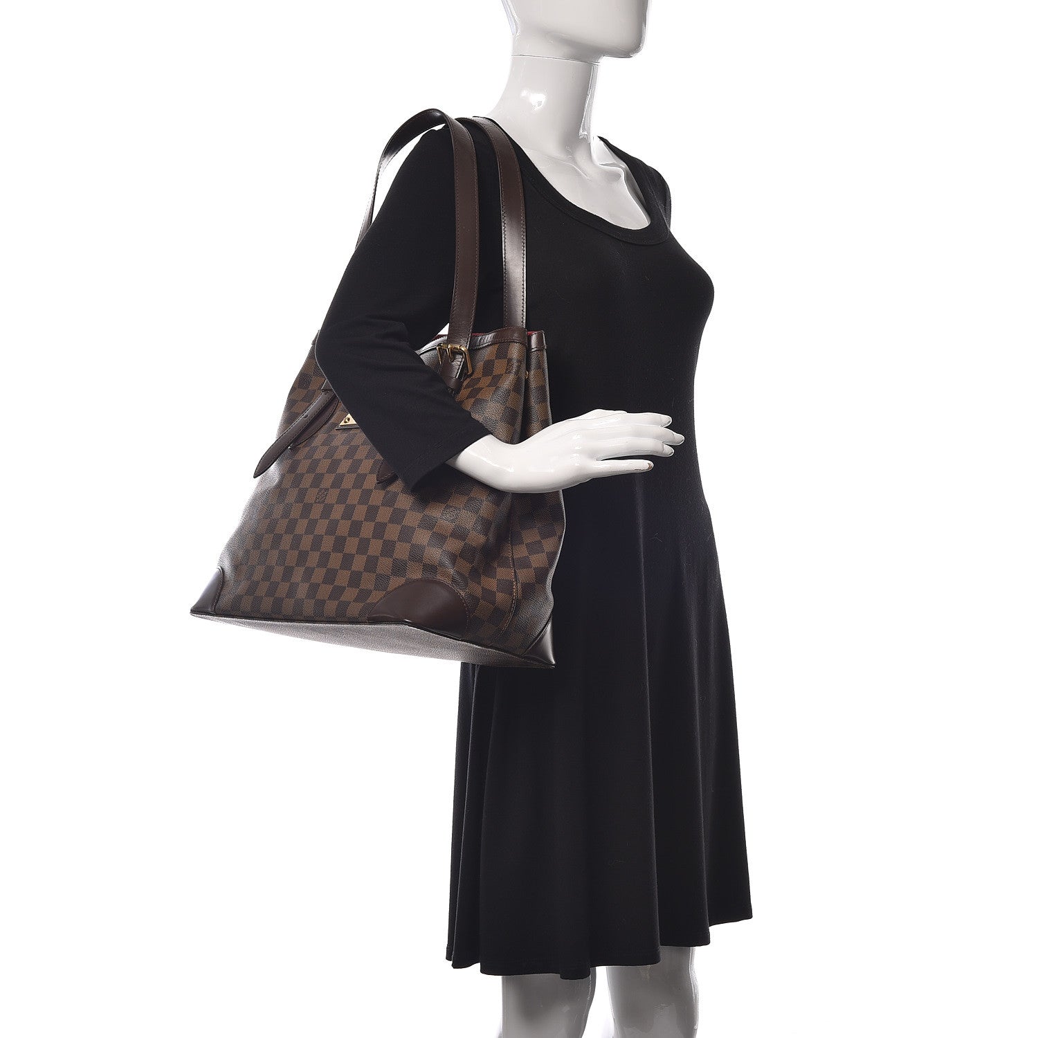 Louis Vuitton Damier Ebene Hampstead GM 2 of 8