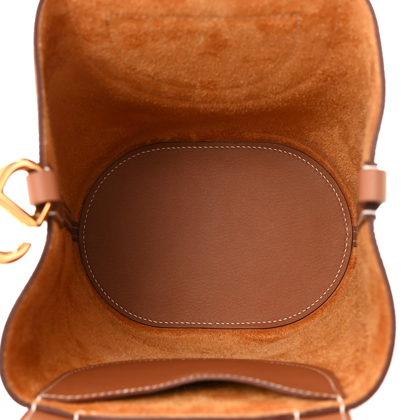 Taurillon Clemence Swift In-The-Loop 18 Bag Gold