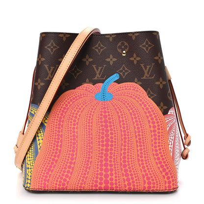 Louis Vuitton LV X YK Monogram Kusama Pumpkin Neonoe MM 1 of 14