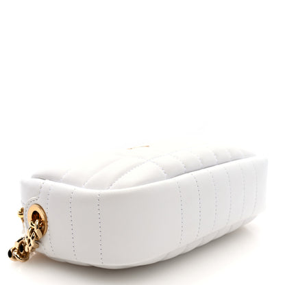 Burberry Lambskin Quilted Mini Lola Camera Bag White 4 of 9