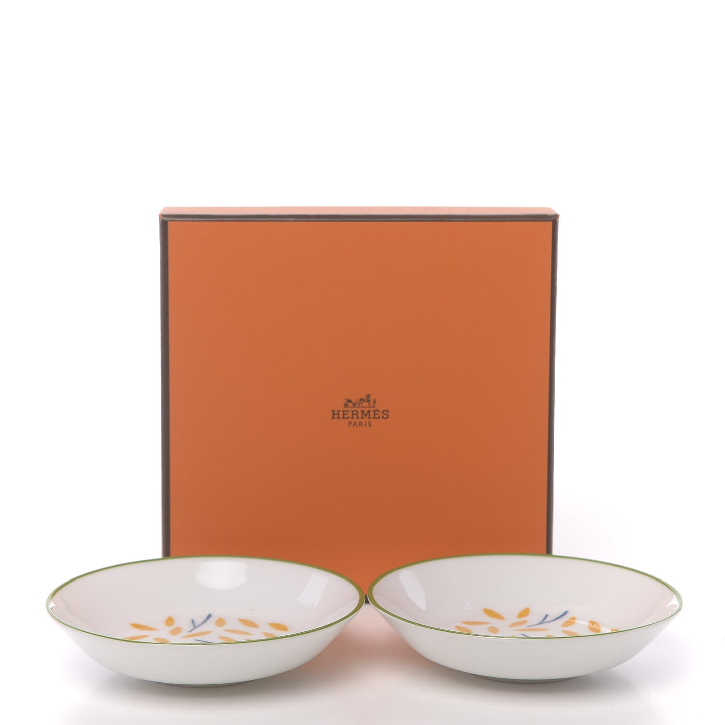 Porcelain Walk In The Garden Soy Dish Set of 2