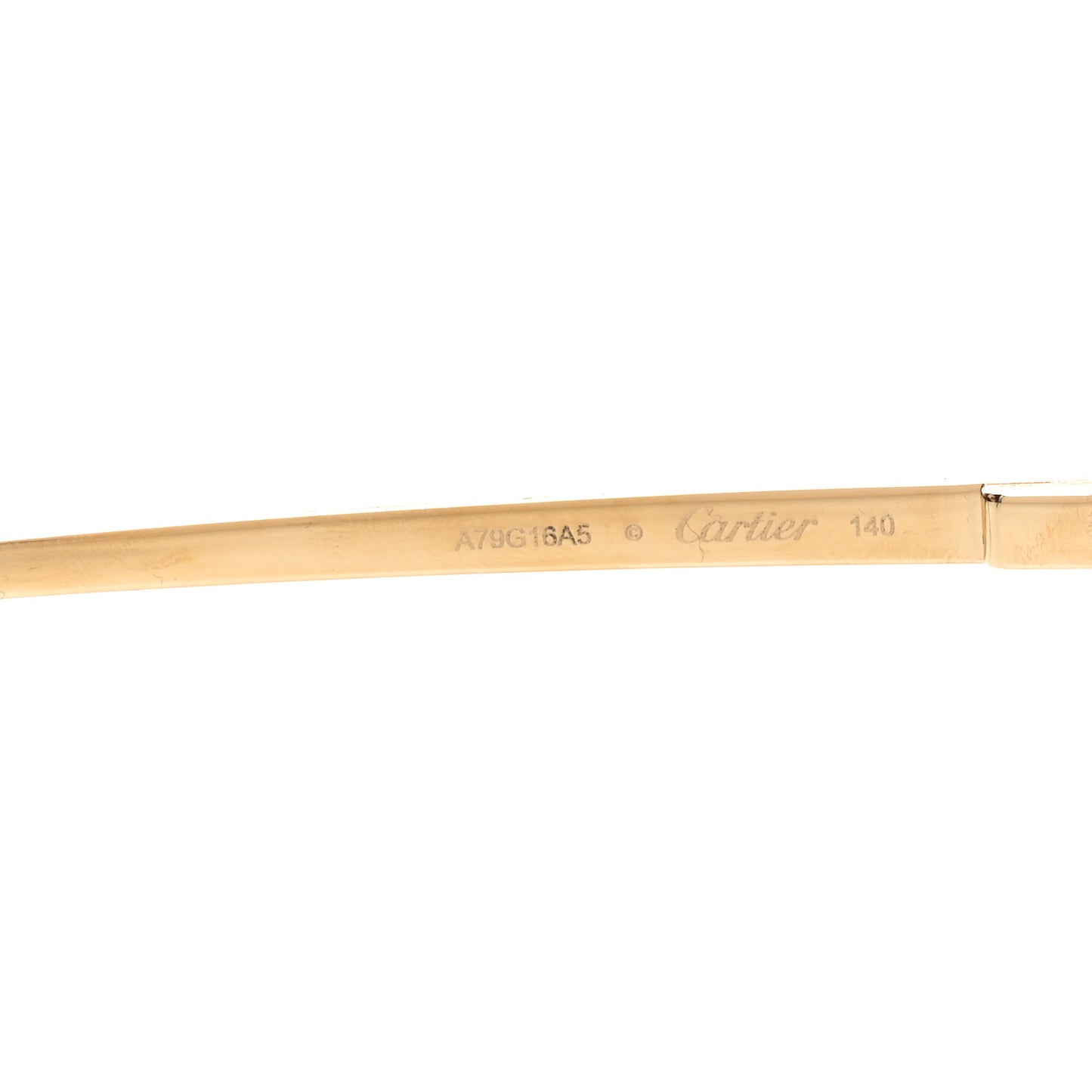 Santos Aviator Sunglasses CT0323S Gold