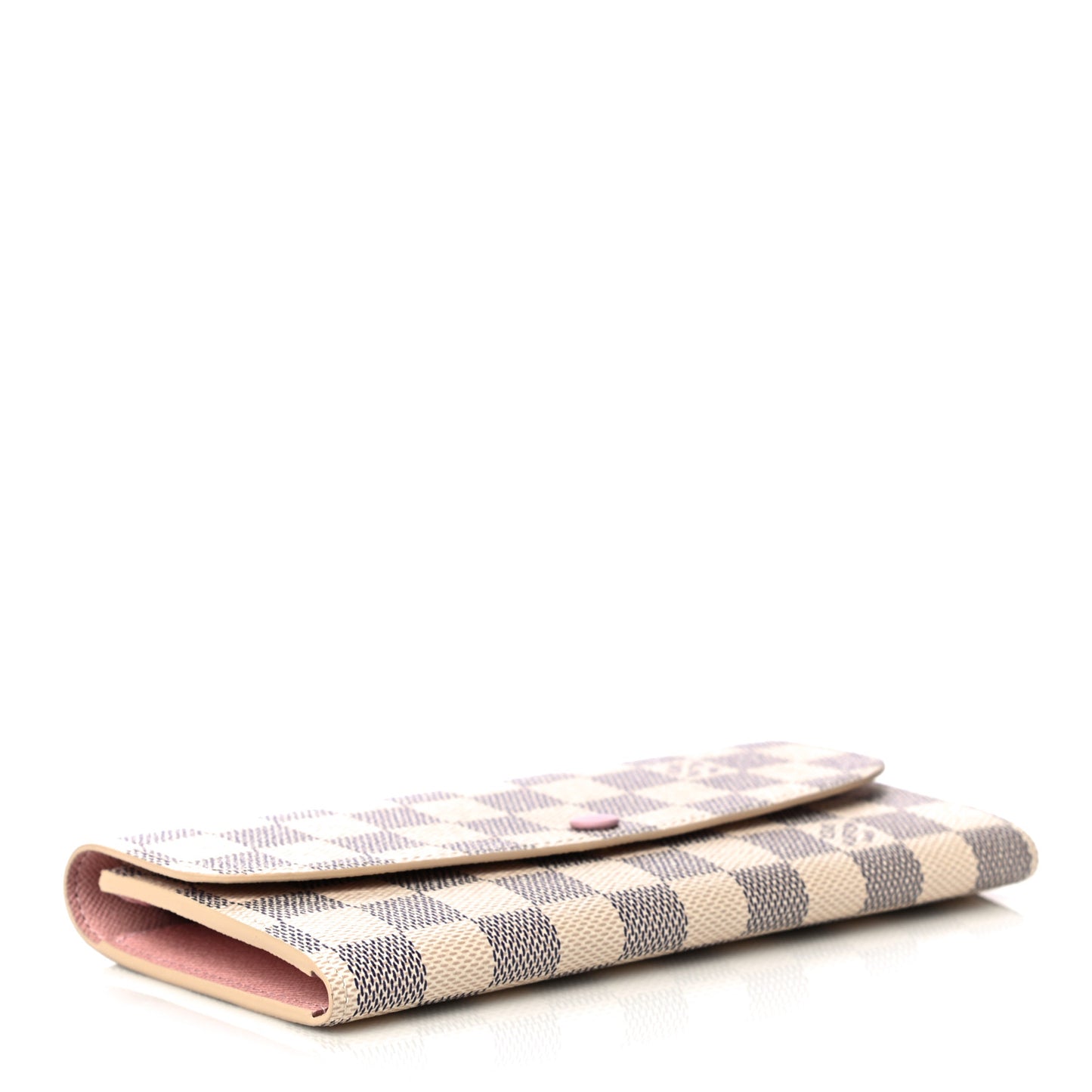 Damier Azur Emilie Wallet Rose Ballerine