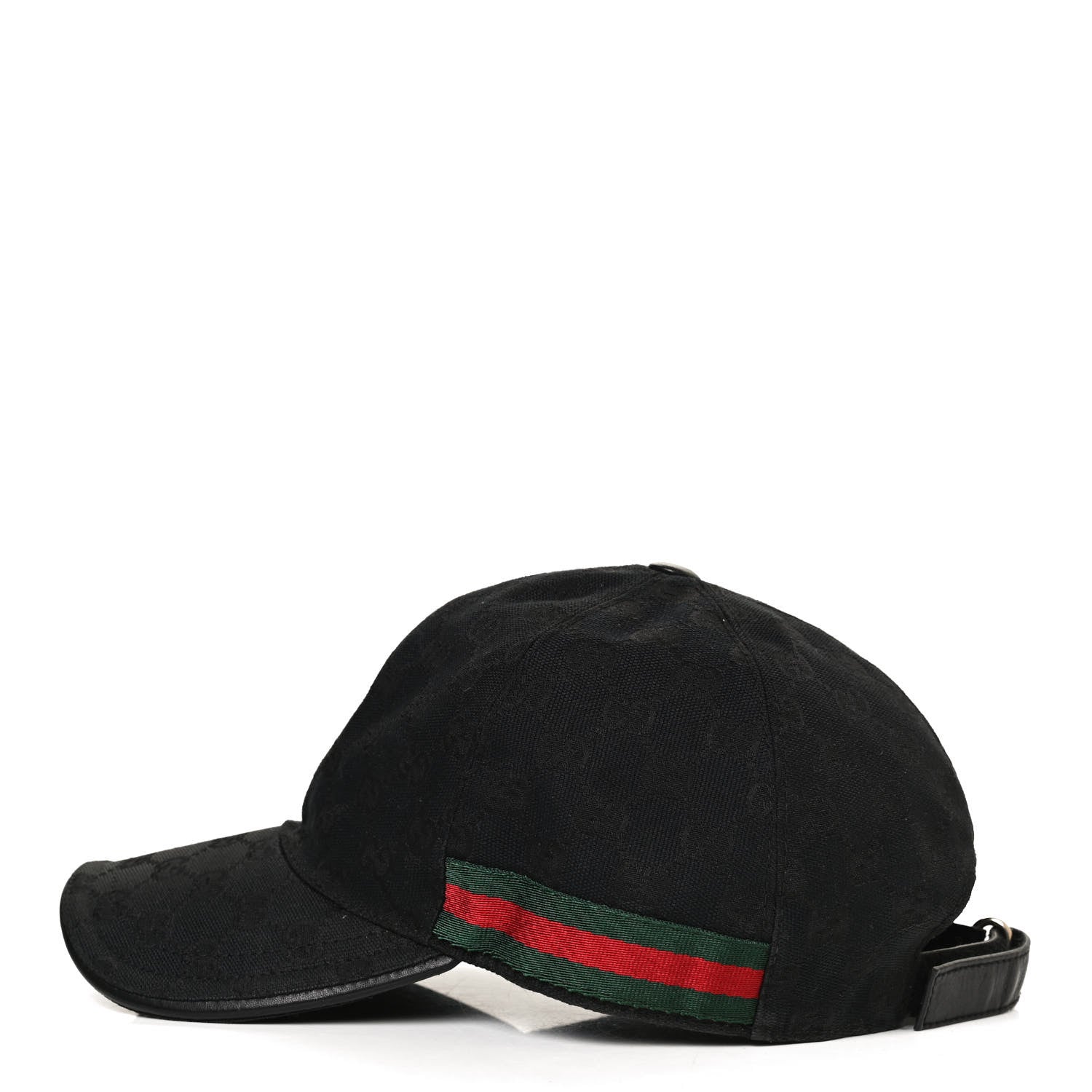 Gucci Monogram Web Baseball Hat L Black 4 of 7