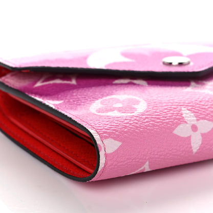 Louis Vuitton Monogram Escale Victorine Wallet Red 8 of 10