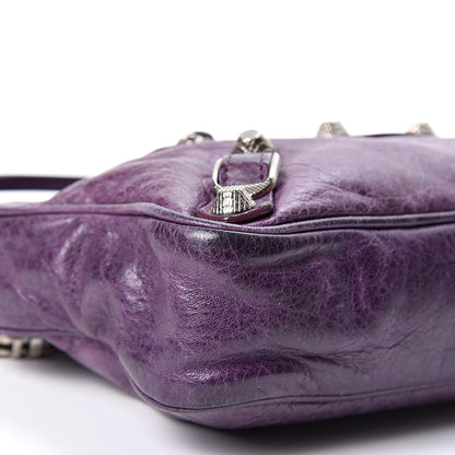 Balenciaga Agneau Giant 12 Silver Hardware Hip Violet 8 of 9