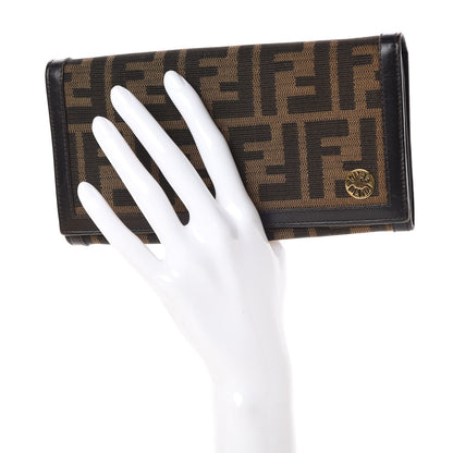 Fendi Zucca Continental Wallet Tobacco Moro 2 of 15