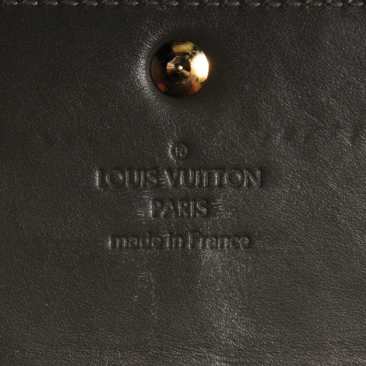 Louis Vuitton Vernis Sarah Wallet Gris Art Deco 6 of 7
