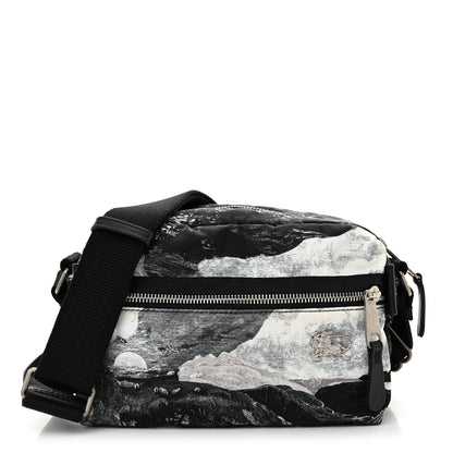 Burberry Nylon Dreamscape Print EKD Aviator Crossbody Bag Black 1 of 11