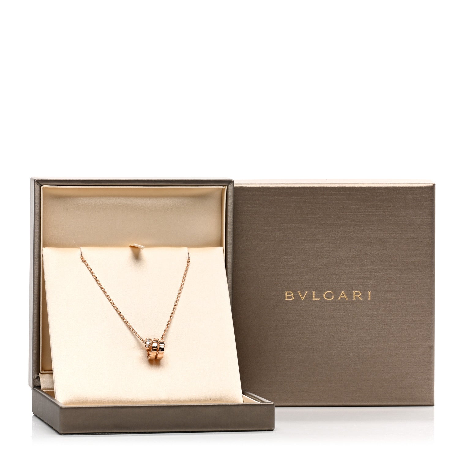 Bulgari 18K Rose Gold Diamond Serpenti Viper Demi Pave Pendant Necklace 5 of 5
