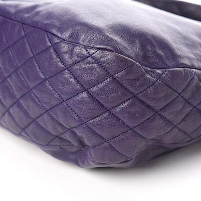 Jimmy Choo Lambskin Small Biker Hobo Purple 7 of 8