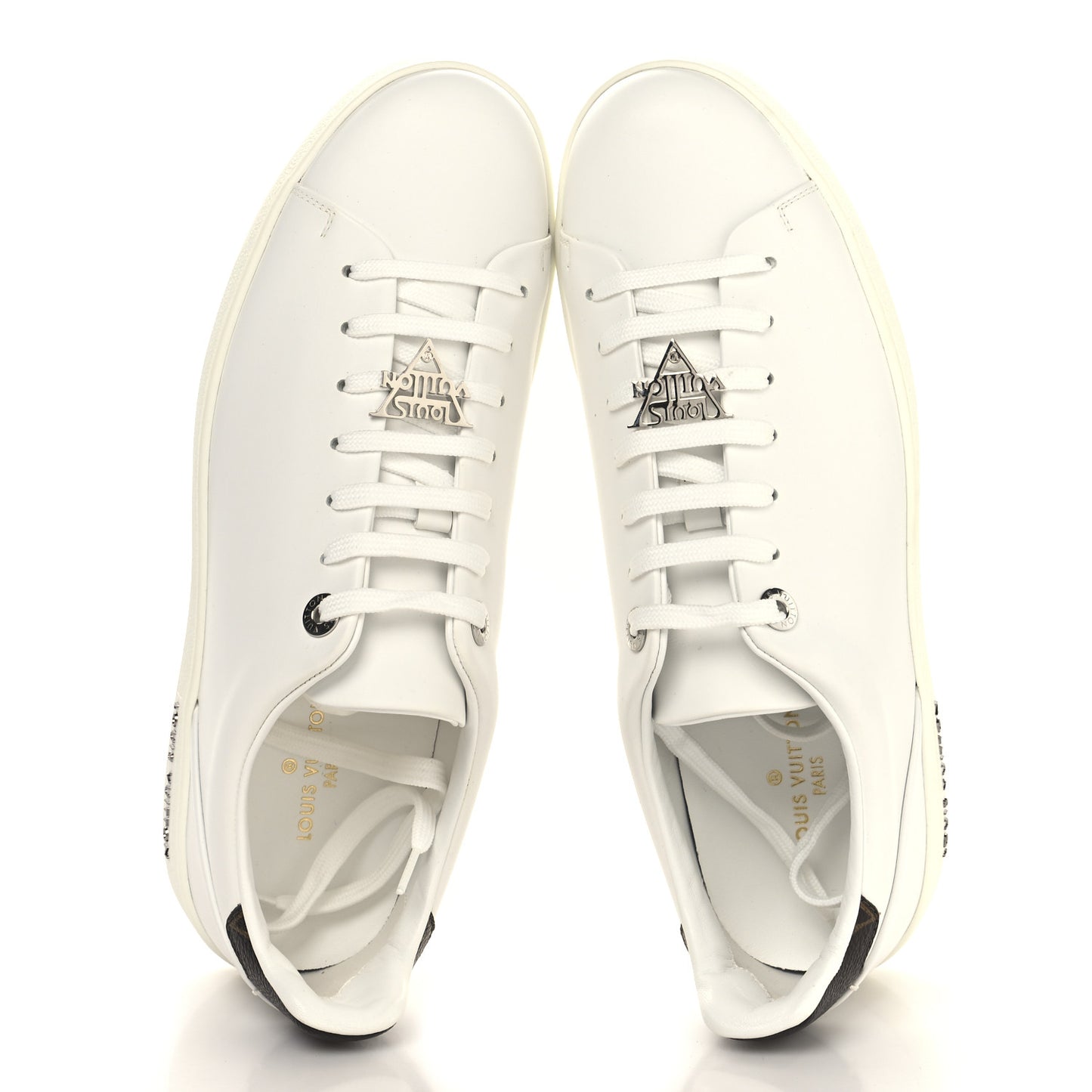 Calfskin Frontrow Sneakers 40 White