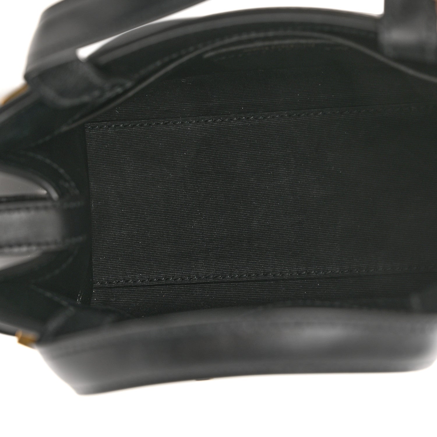 Saint Laurent Smooth Calfskin Manhattan Nano Shopper Tote Black 5 of 10