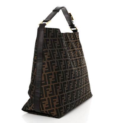 Fendi Zucca Large Hobo Tobacco 3 of 14