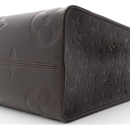 Louis Vuitton Empreinte Monogram Giant Onthego MM Chocolate 9 of 10