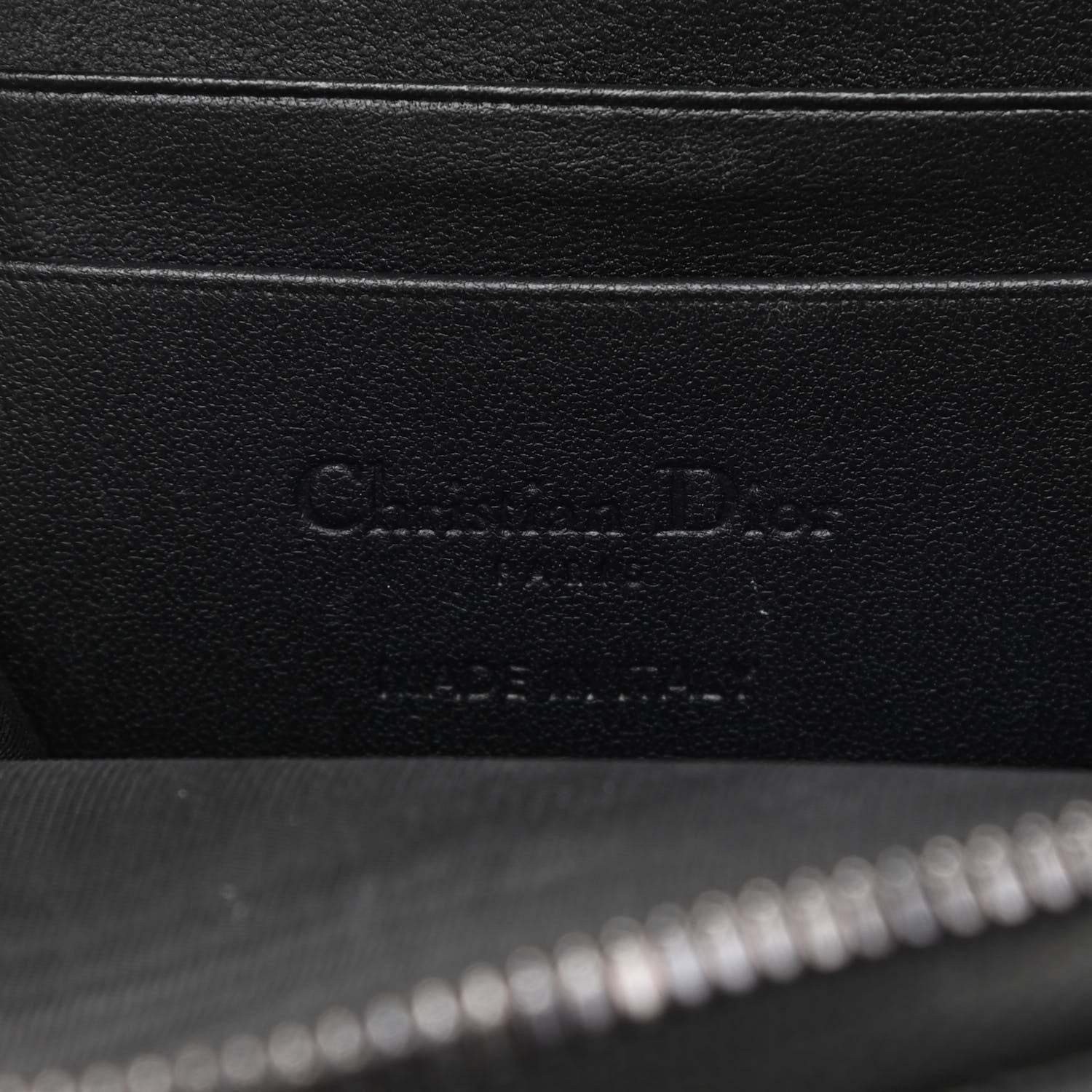 Christian Dior Lambskin Cannage Lady Dior Phone Holder Black 6 of 7