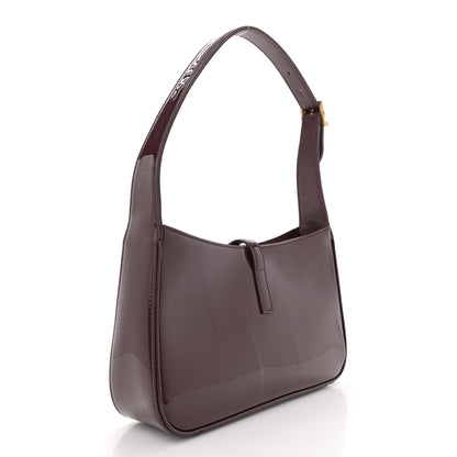 Saint Laurent Patent Le 5 A 7 Hobo Bordeaux 3 of 11
