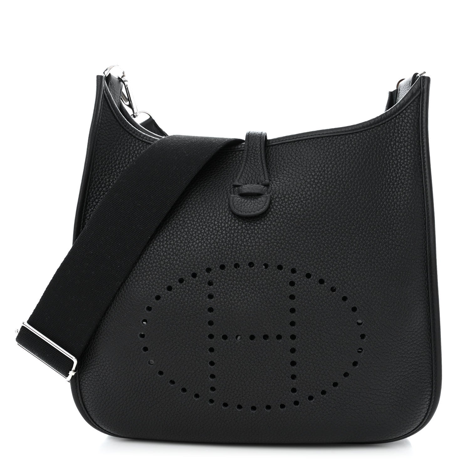 Hermes Taurillon Clemence Evelyne III PM Black 1 of 11