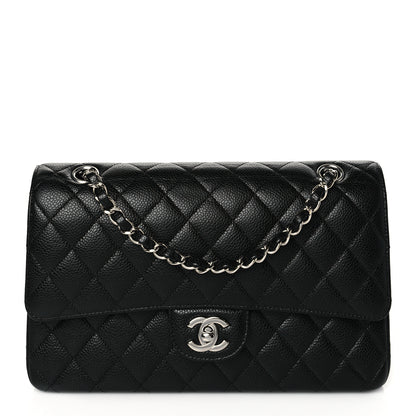 Chanel Caviar Quilted Medium Double Flap Black 1 of 10