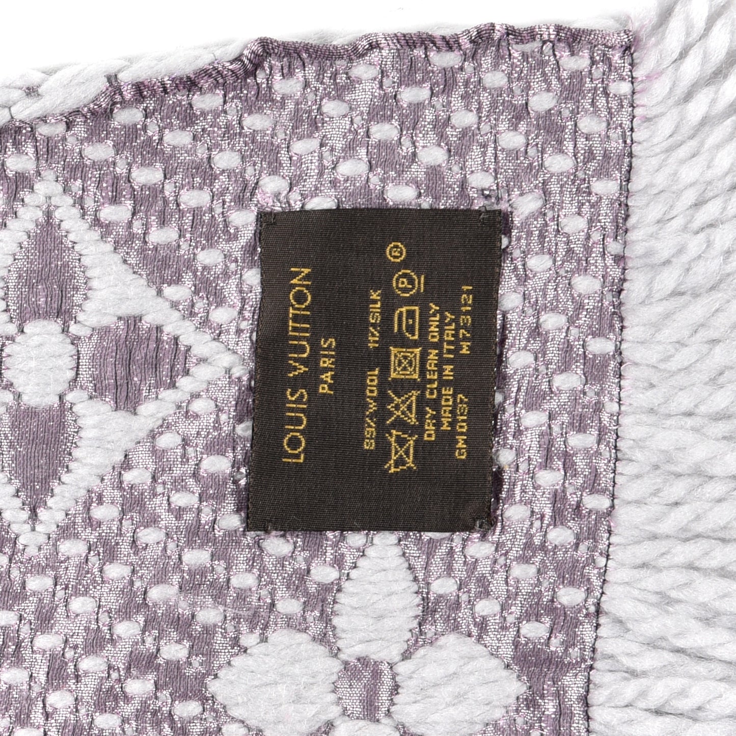 Wool Silk Logomania Duo Scarf