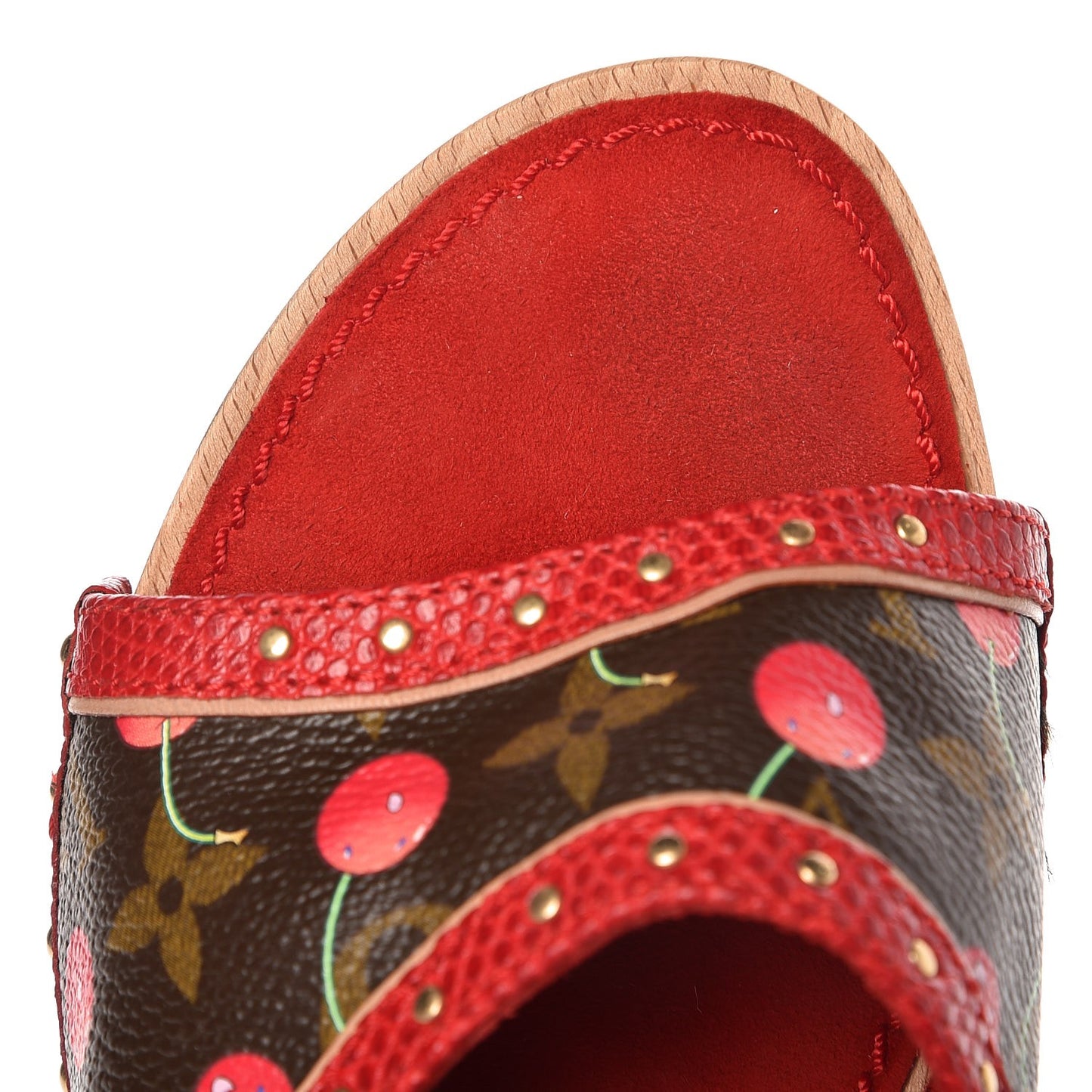 Monogram Cerises Mules Heels 37.5