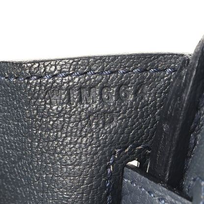 Hermes Togo Birkin 25 Gris Misty 7 of 13