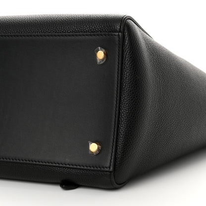 Tom Ford Grained Calfskin Buckle Tote Black 10 of 10