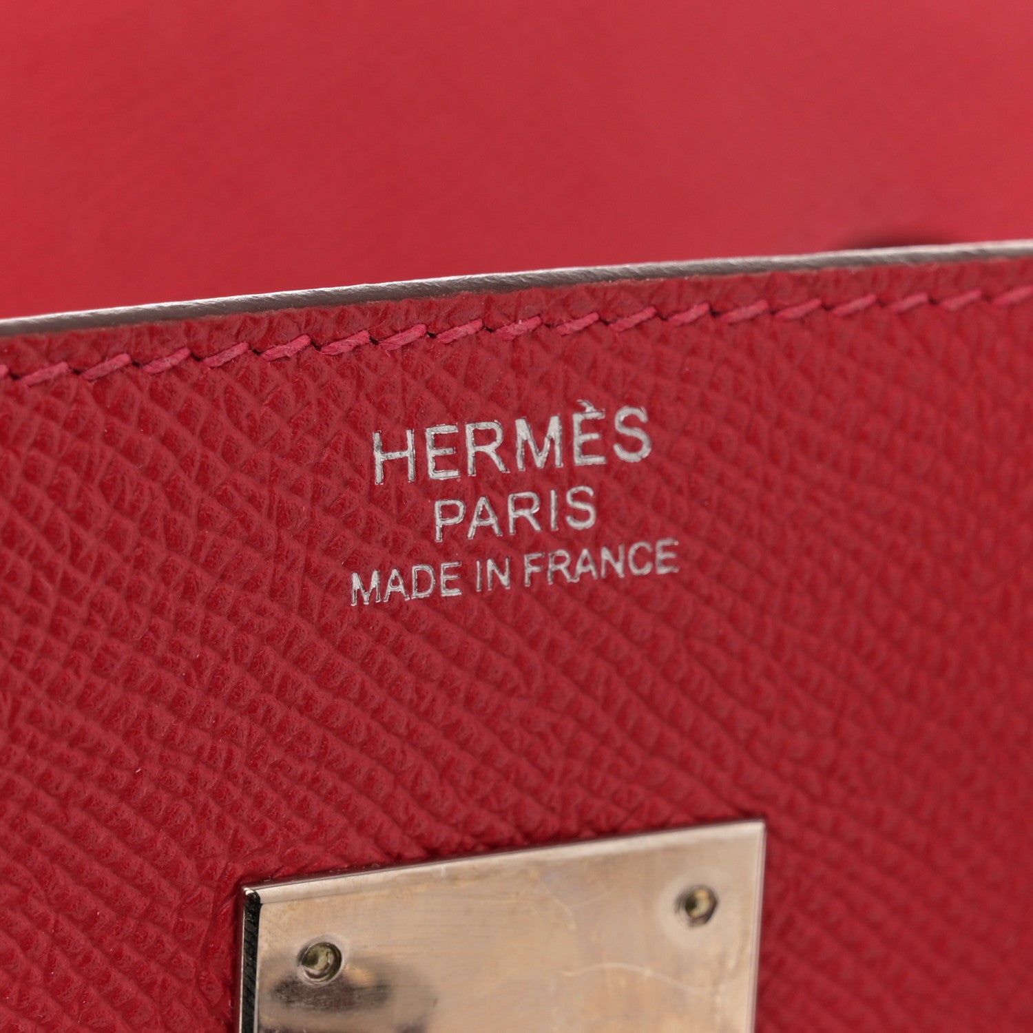 Hermes Epsom Birkin 30 Rouge Casaque 6 of 13