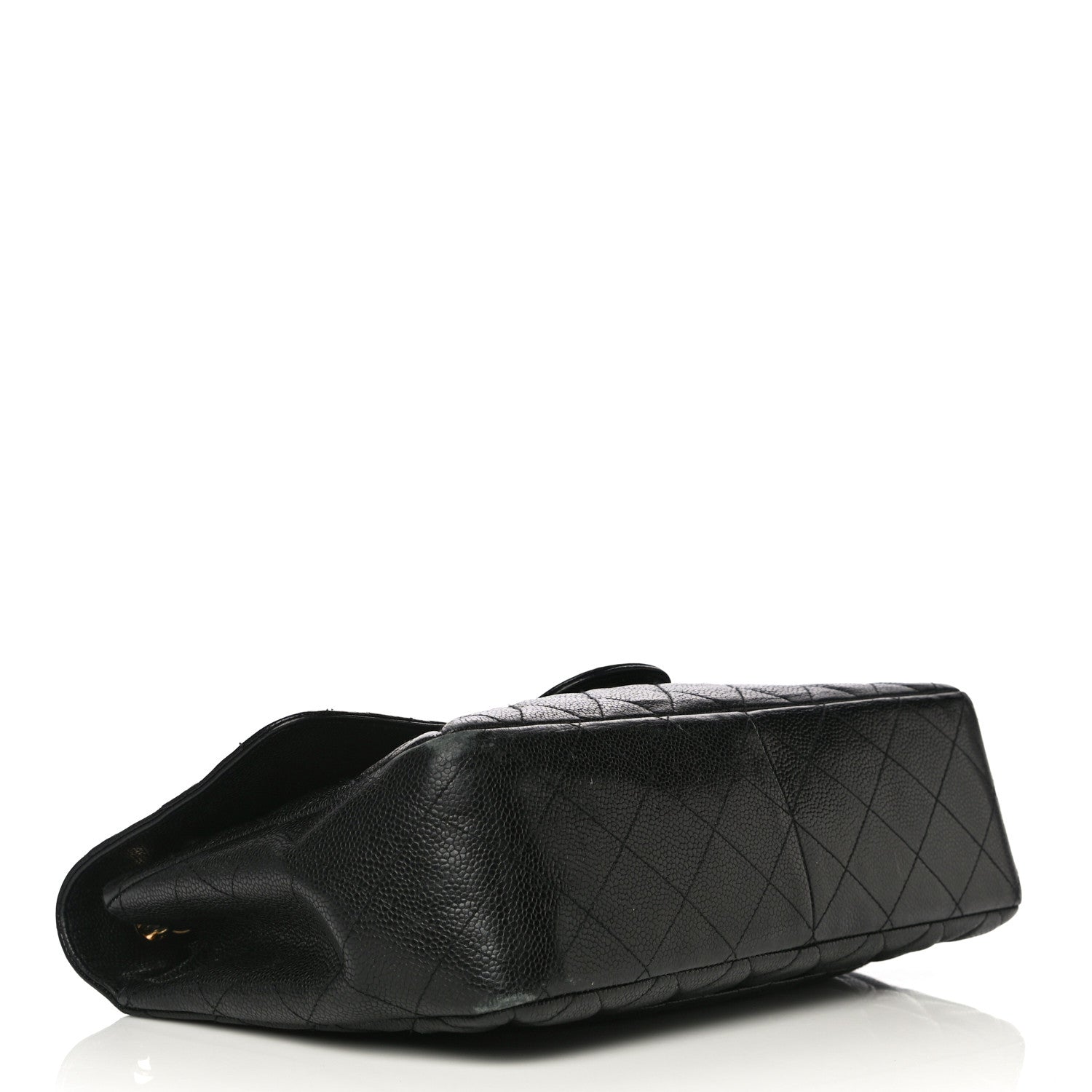 Chanel Caviar Quilted Jumbo Single Flap Black 3 of 25