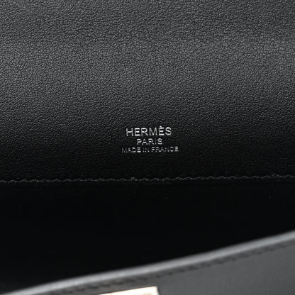 Hermes Swift Kelly Cut Clutch Pochette Black 6 of 14