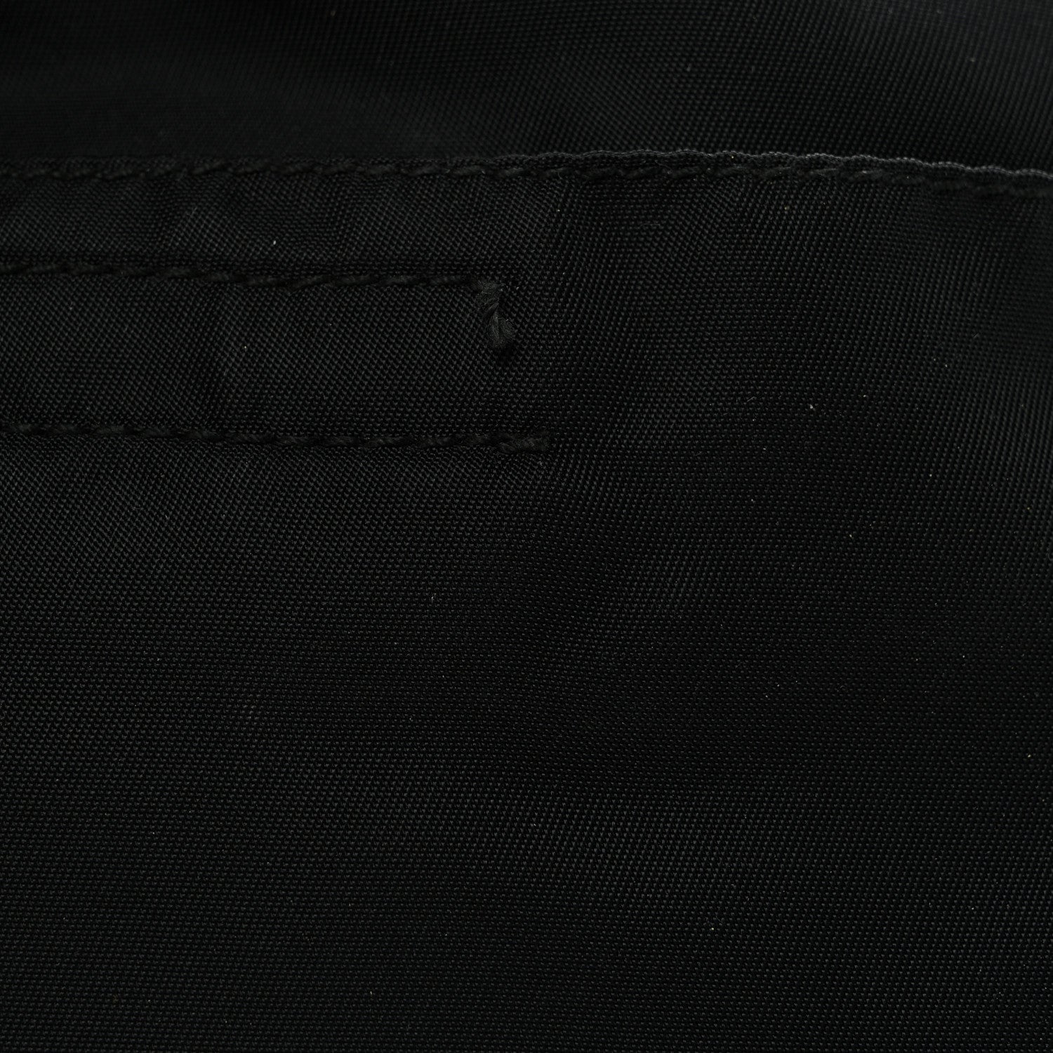 Prada Nylon Mini Flat Messenger Bag Black 11 of 11