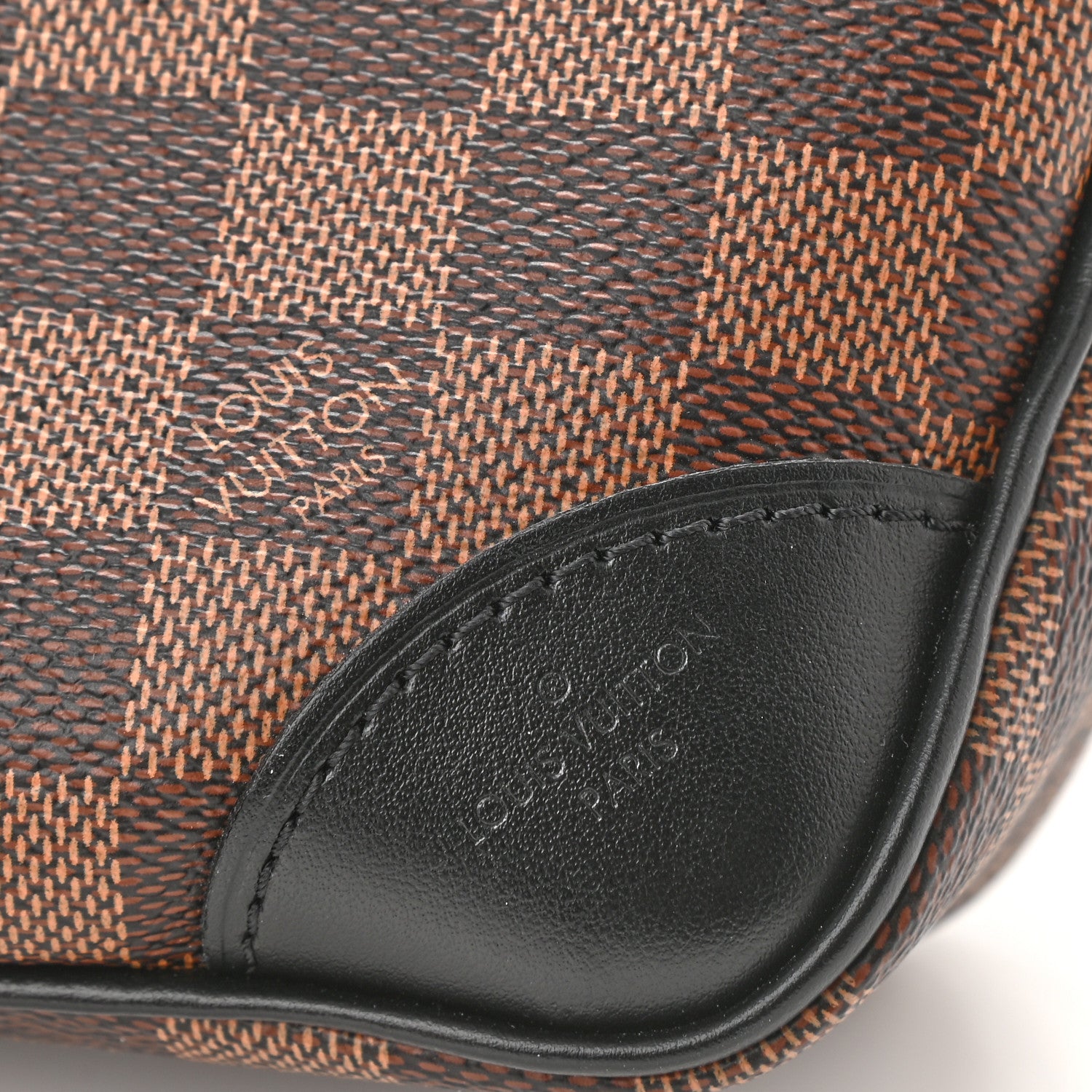 Louis Vuitton Damier Ebene Odeon PM Black 6 of 9