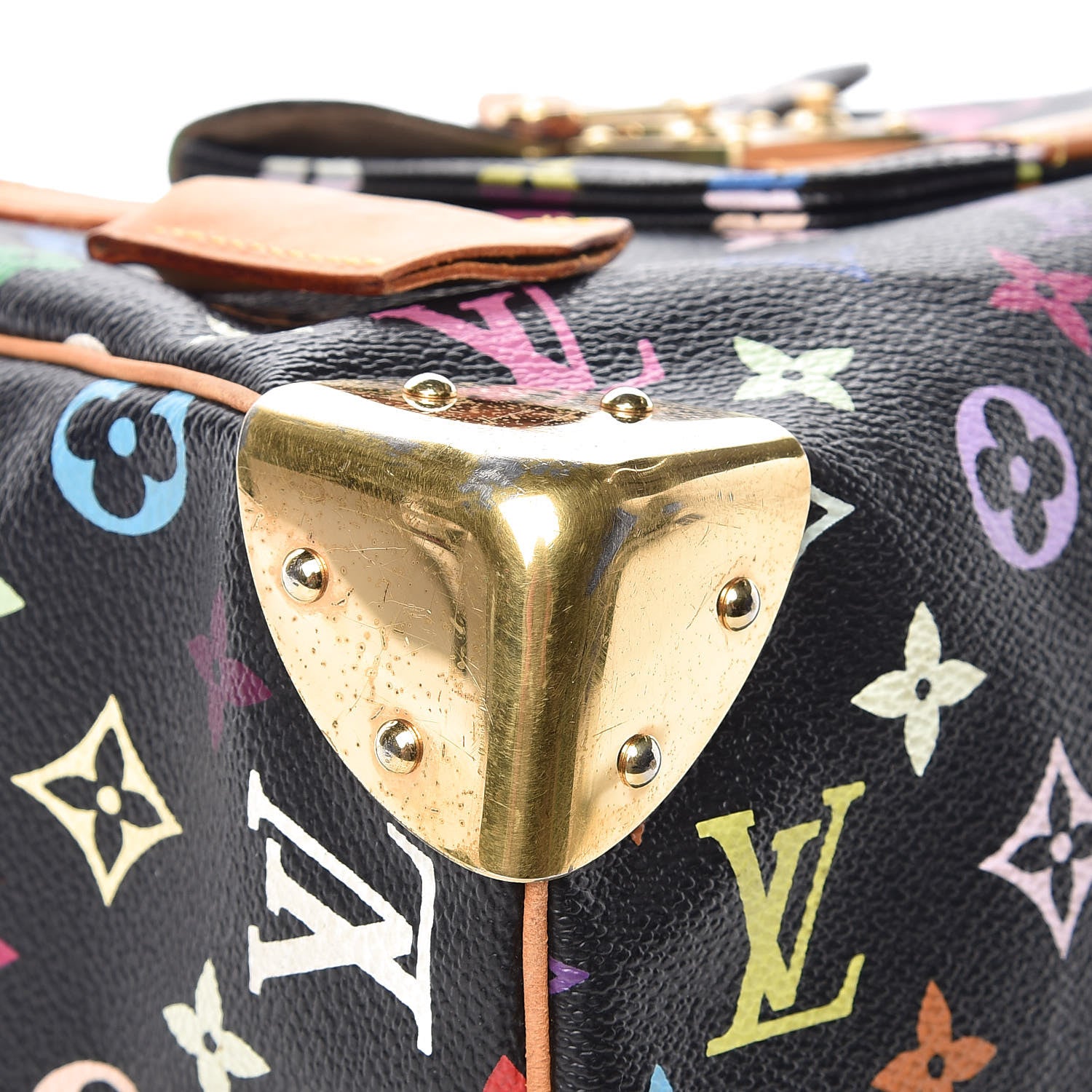Louis Vuitton Monogram Multicolor Speedy 30 Black 7 of 16