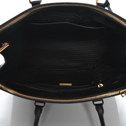 Prada Saffiano Large Galleria Double Zip Tote Black 6 of 8