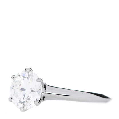 Tiffany Platinum Diamond 1.95ct Solitaire Engagement Ring 50 5.5 3 of 7