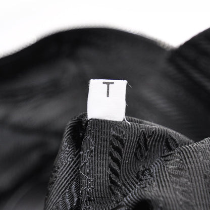 Prada Leather Large New Look Satchel Metallic Black 9 of 9