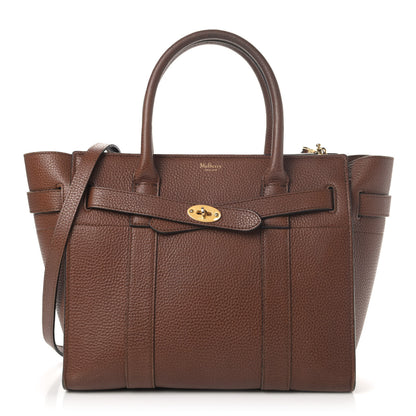 Mulberry Small Classic Grain Small Zipped Bayswater Oak 1 of 7