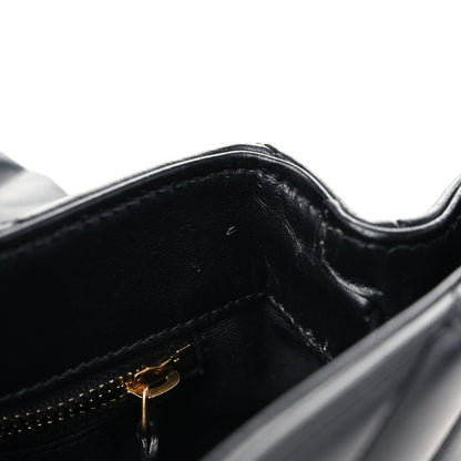 Saint Laurent Calfskin Y Quilted Monogram Toy Loulou Crossbody Bag Black 9 of 18