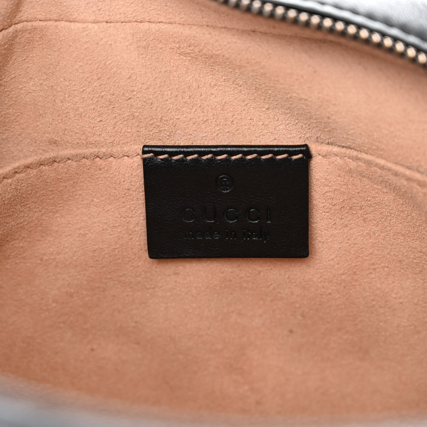 Calfskin Matelasse Small GG Marmont Chain Shoulder Bag Black