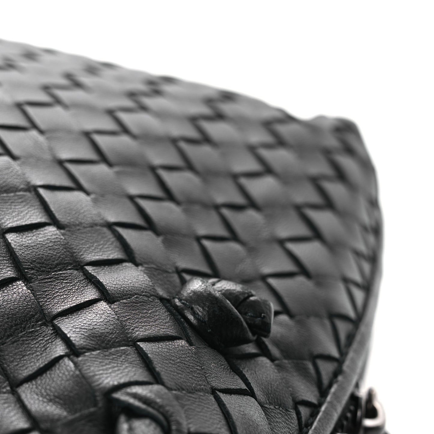 Nappa Intrecciato Nodini Bag Black