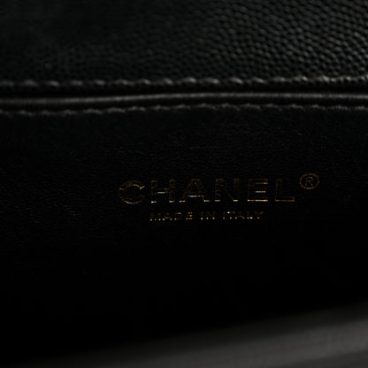 Chanel Caviar Quilted Medium Boy Flap Black 5 of 12