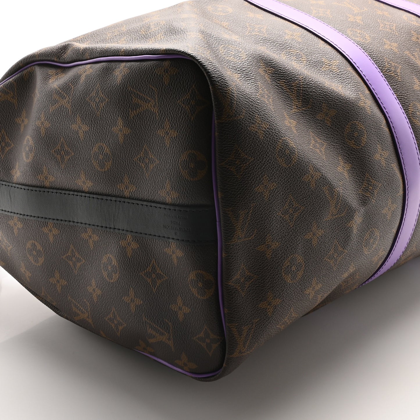 Monogram Macassar LV Colormania Keepall Bandouliere 50 Purple