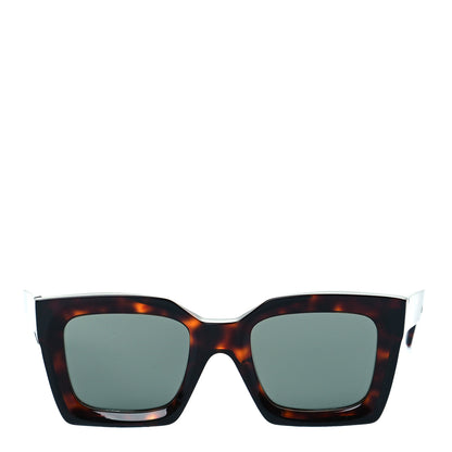 Celine Acetate Square Sunglasses CL40130I Tortoise 2 of 7