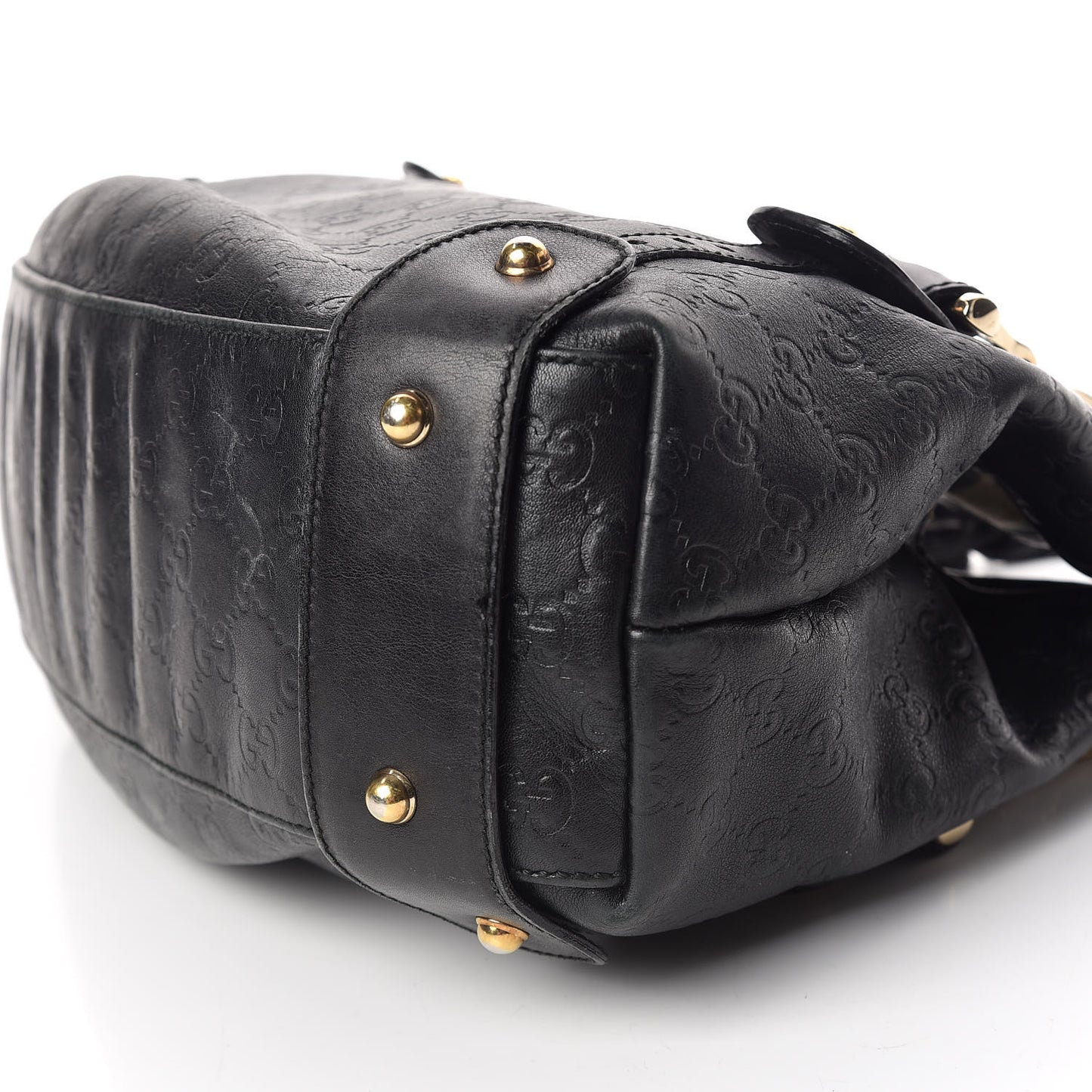 Guccissima Small Pelham Shoulder Bag Black