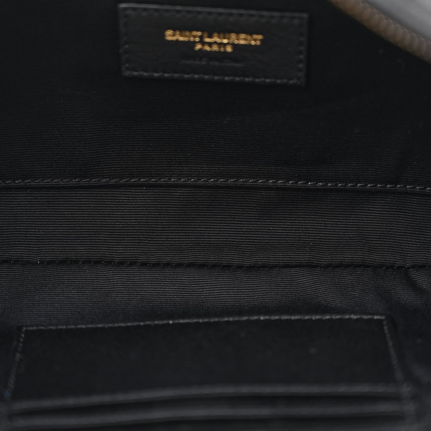 Saint Laurent Grain De Poudre Monogram Belt Bag Black 5 of 13