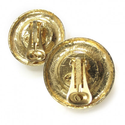 Chanel Pearl Rue Cambon Clip On Earrings Gold 2 of 4